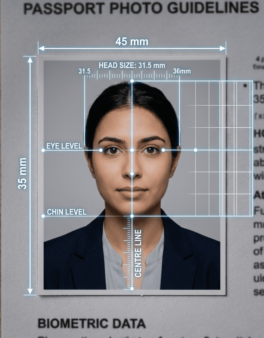 A Guide to Biometric Dimensioni Foto Passaporto and Global Digital Sizing Rules